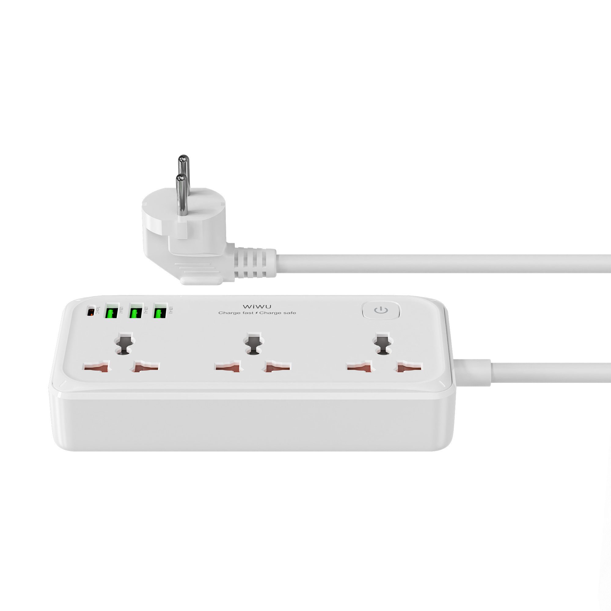 WiWU Multi-Port Power Strip with USB Charging 5