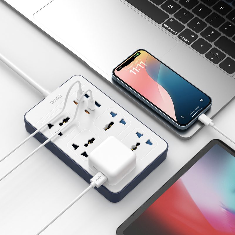 WiWU Power Strip with USB Ports 8