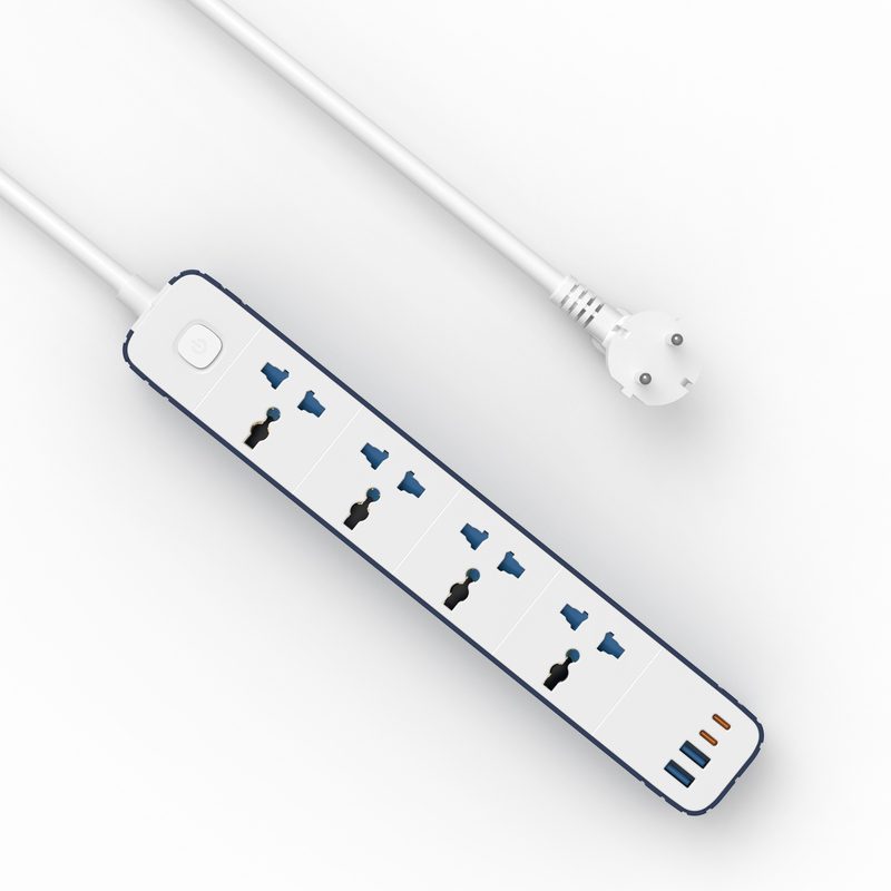 6-Outlet Power Strip with USB Charging Ports 6