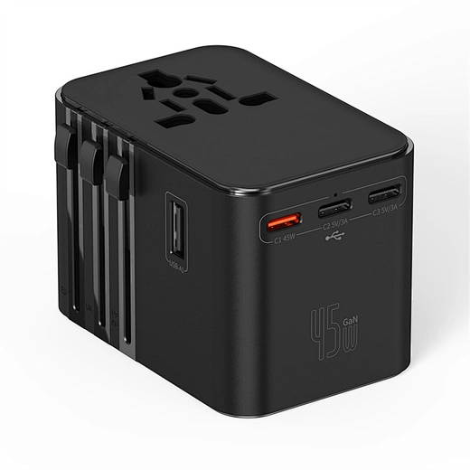 Universal Travel Adapter with USB Ports 3