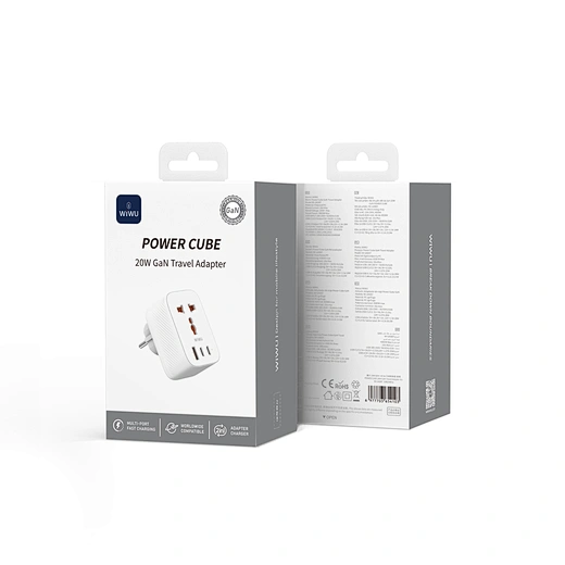 WiWU WI-UA007 Power Cube 20W GaN Travel Adapter 2