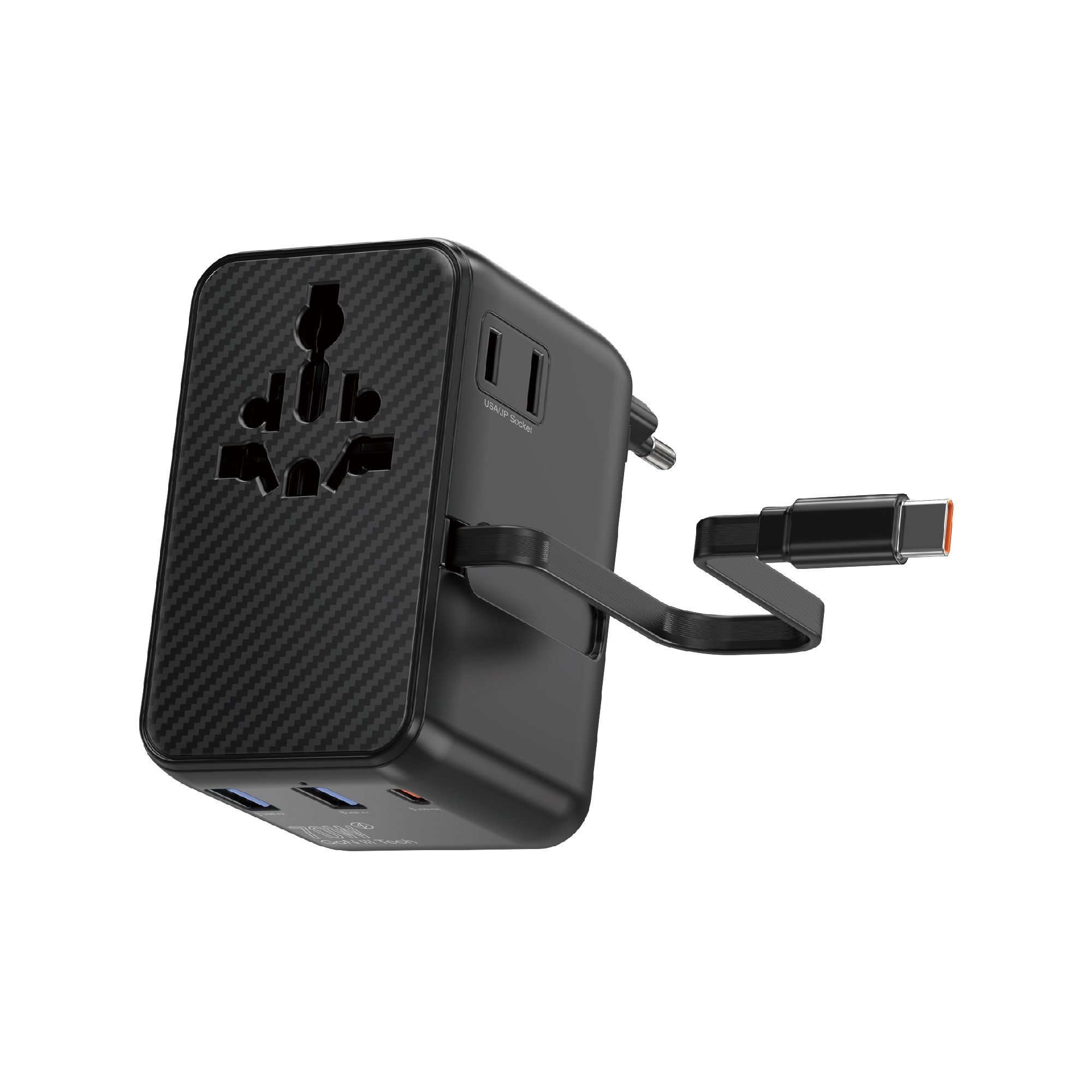 WiWU Wi-UA009 Warrior 70W GaN Universal Adapter 2