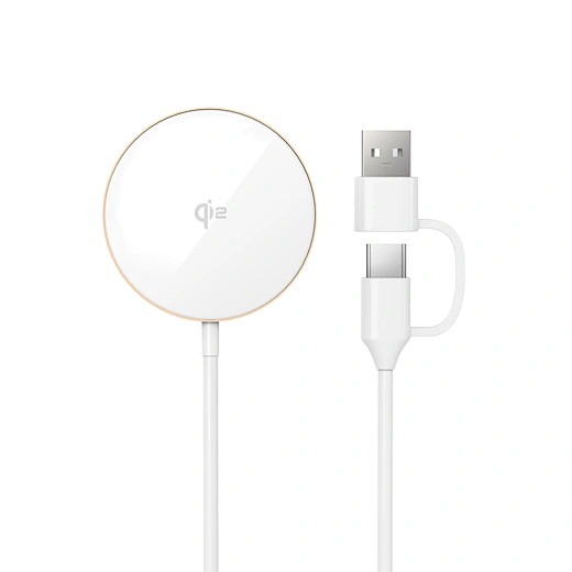 Wireless Qi Magnetic Charger with USB-C Adapter 5