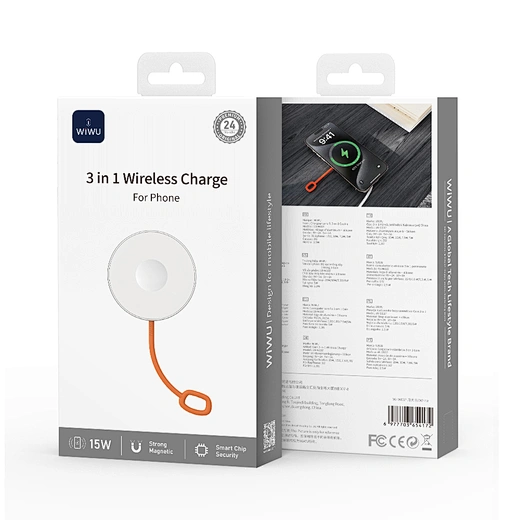 Wireless Charging Pad with USB-C and Micro USB Ports 2