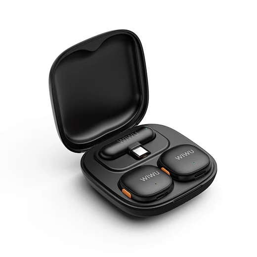WiWU Wi-WM006 Duo Wireless Microphone - Black 4