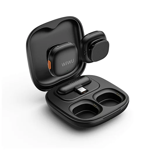 WiWU Wi-WM006 Duo Wireless Microphone - Black 5