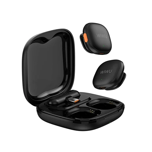 WiWU Wi-WM006 Duo Wireless Microphone - Black 6