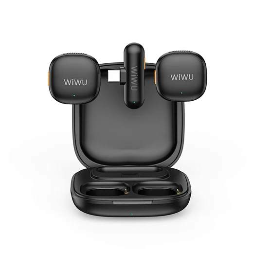 WiWU Wi-WM006 Duo Wireless Microphone - Black 7