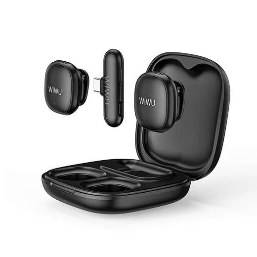 WiWU Wi-WM006 Duo Wireless Microphone - Black 8